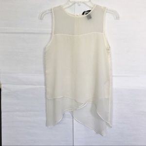 Sleeveless Layered Chiffon Blouses H&M